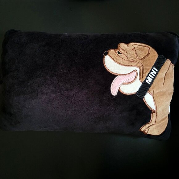 BMW Group MINI Bulldog Rectangular Plush Pillow c 2010 - Picture 3 of 8
